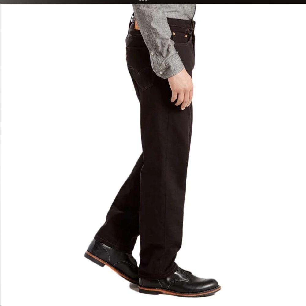 Levi's Black Relaxed Denim Jeans